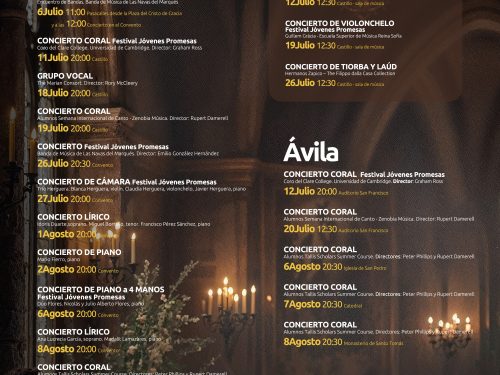 Jóvenes promesas y figuras consagradas brillan desde el 20 de junio en el Festival de Las Navas